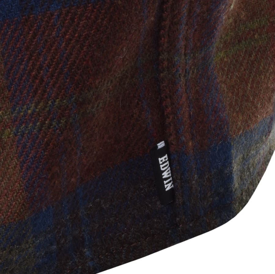 Alternative Image for ProductEdwin Radar Wool Long Sleeved Shirt Brown3